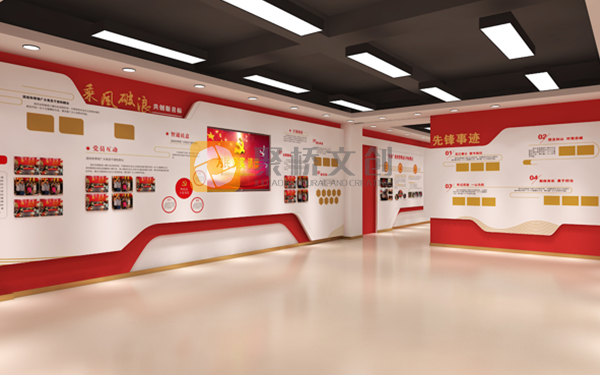廣州紅色主題展館設(shè)計(jì)效果圖，讓紅色文化在新時(shí)代煥發(fā)新光彩