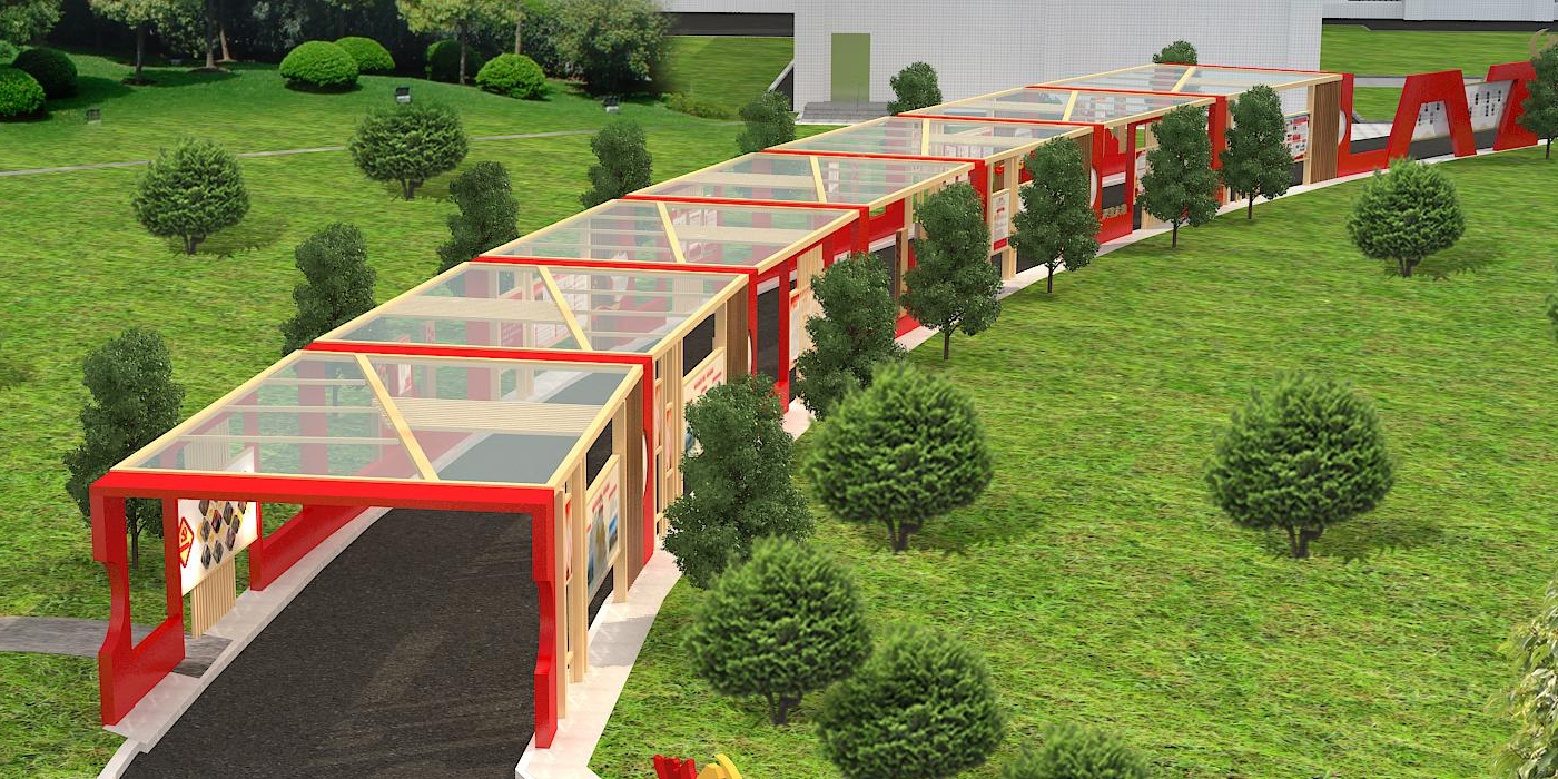 紅色文化主題長廊設計案例