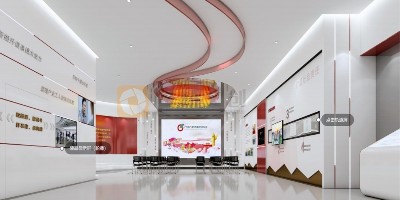 紅色展廳平面設計如何給觀眾留下視覺亮點？